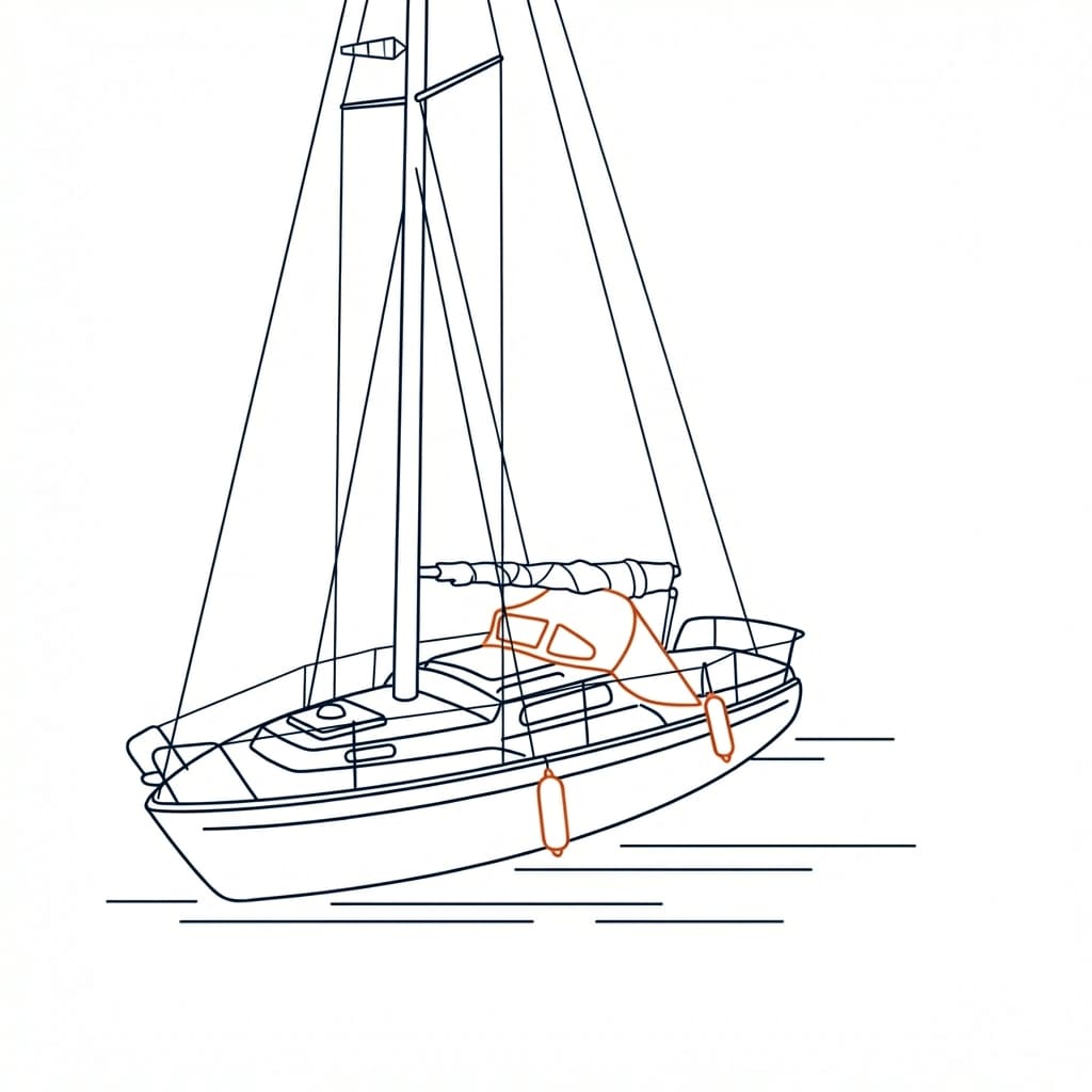 Albin Viggen Line Art